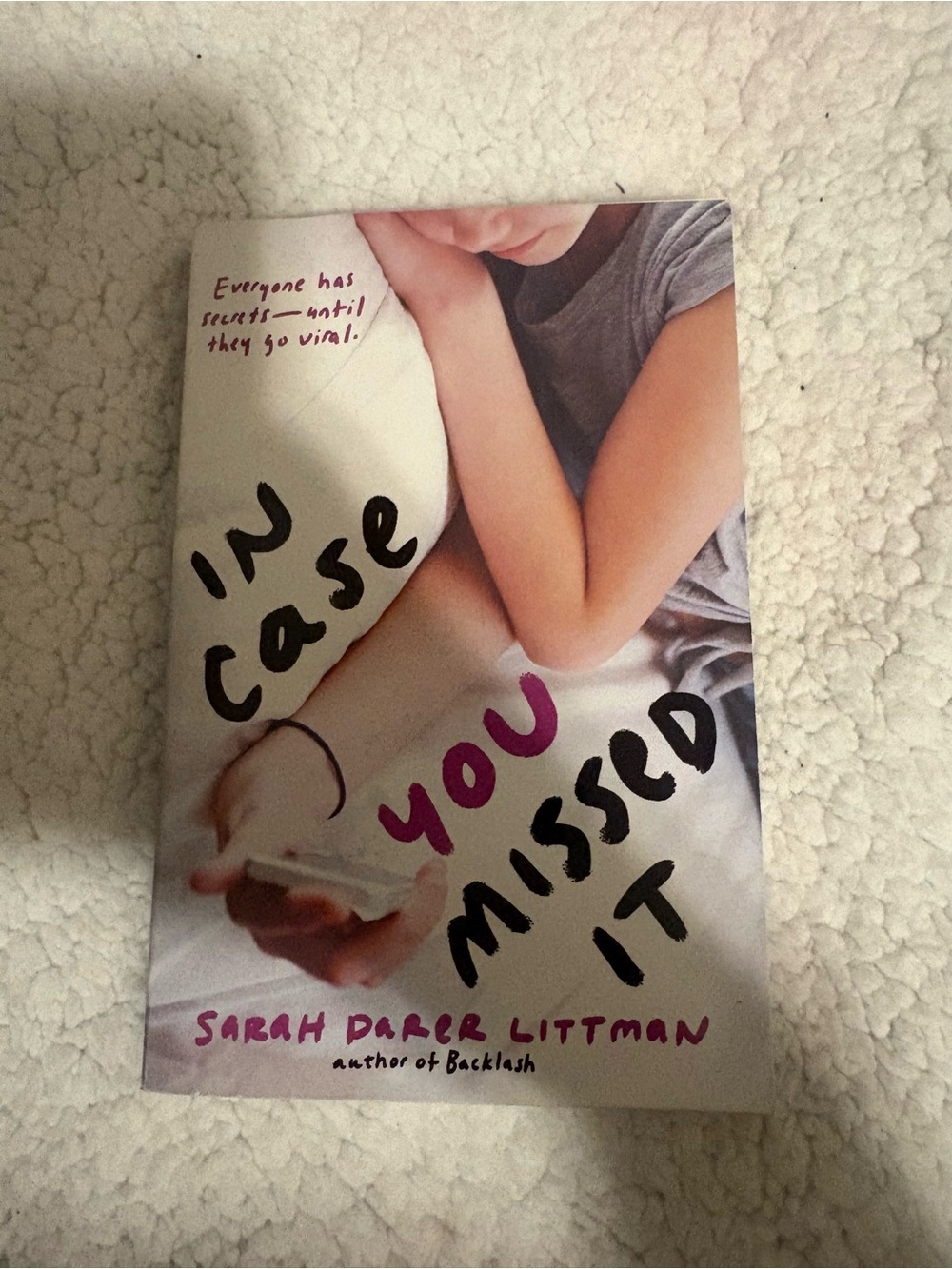 In Case You Missed It by Sarah Darer Littman